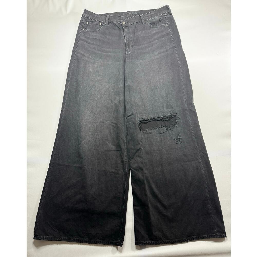 American Eagle Outfitters Charcoal Straight Leg Jeans